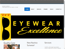 Tablet Screenshot of eyewearexcellence.com